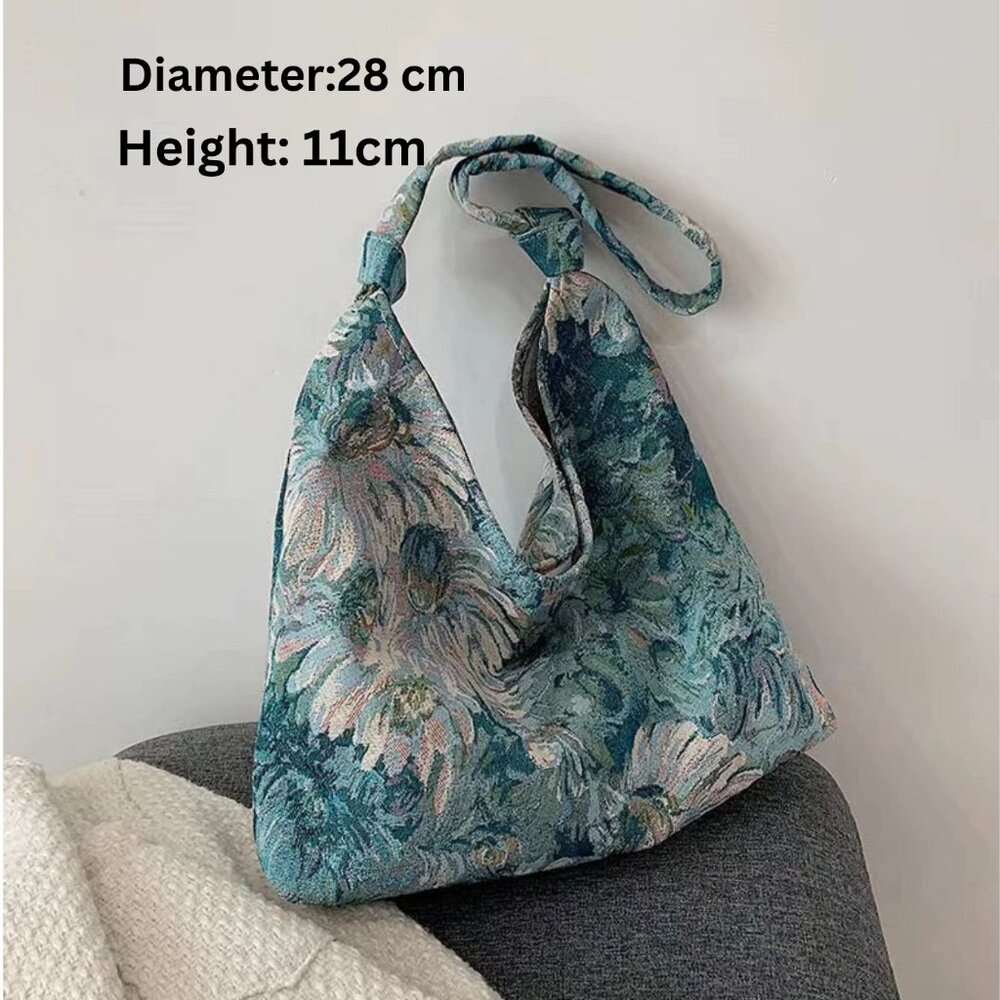 Floral flower bag shoulder bag cute